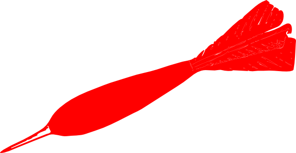 Red Dart Clip Art at  - vector clip art online, royalty free &  public domain