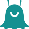 Teal Alien Clip Art