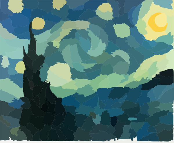 starry night clipart images - photo #1