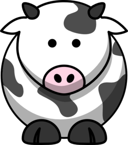 Cow Icon Clip Art
