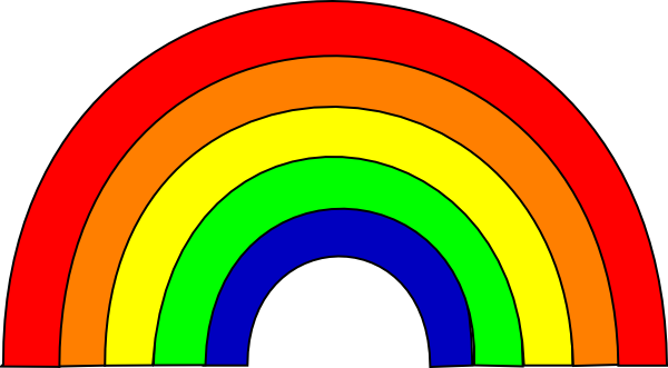 clipart rainbow images - photo #47