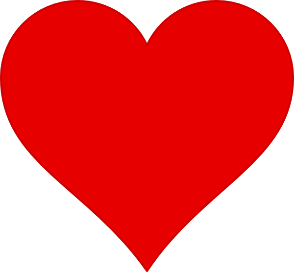 red heart clip art free - photo #8