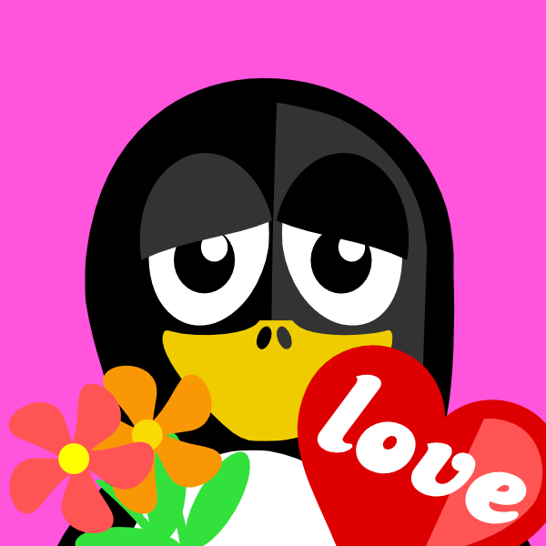 penguin valentine clipart - photo #6