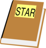 Book Star Clip Art