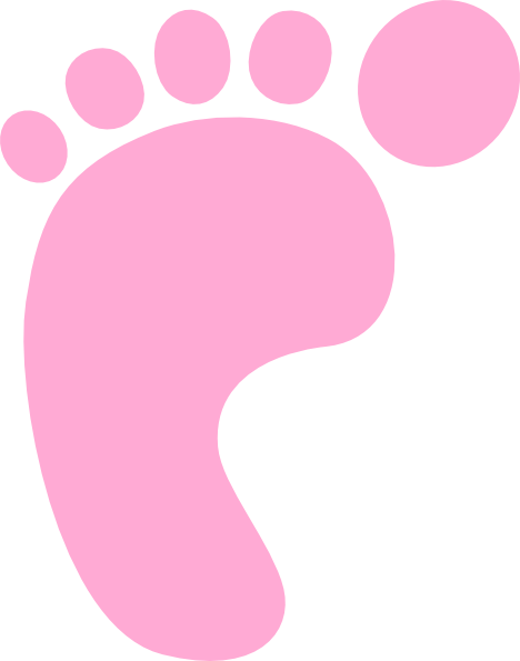 clip art pink baby feet - photo #7