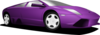 Purple Sports Car Clip Art