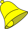 Bell Yellow Icon Thicker Clip Art