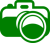 Green Camera Clip Art