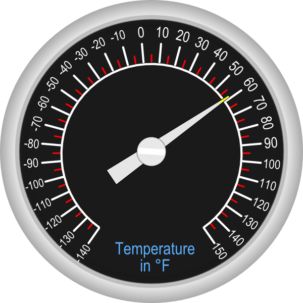 Analog Thermometer Clip Art. Analog Thermometer · By: OCAL 5.5/10 1 votes
