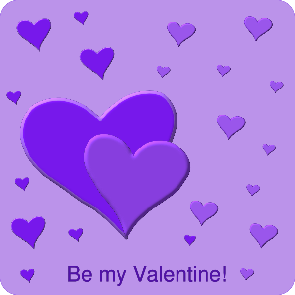 purple valentine clipart - photo #1