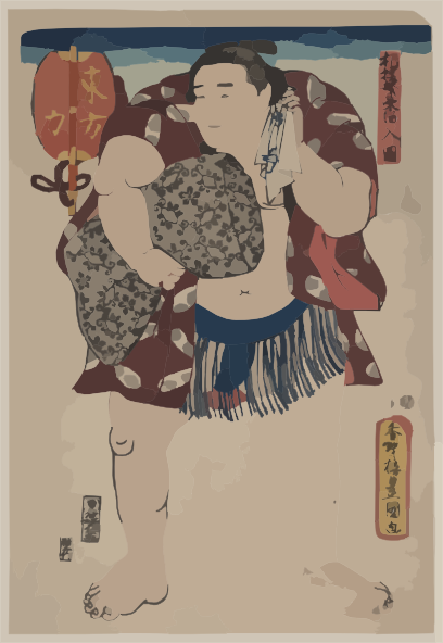 wrestlers clip art. Clip Art. The Wrestler Ichiriki Of The Eas By: LibraryOfCongress Collection 5.0/10 0 votes