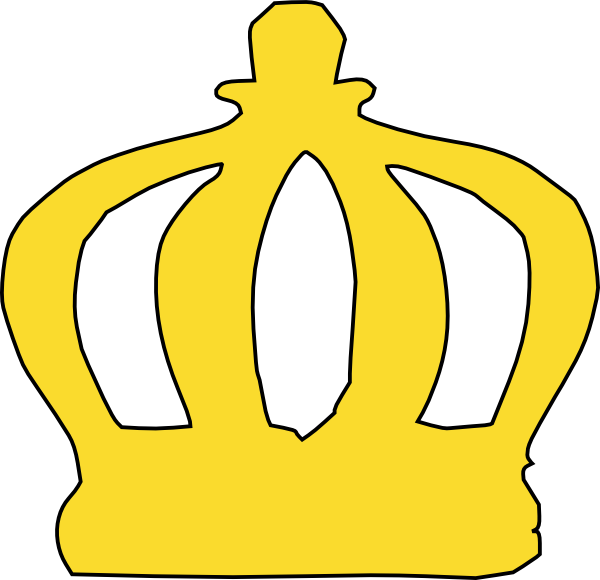 clipart crown outline - photo #18