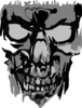Scary Skull 2 Clip Art