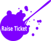 Splash Raise Ticket Clip Art