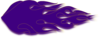Purple Flame Clip Art