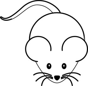 Black And White Mouse Clip Art at  - vector clip art online,  royalty free & public domain