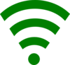 Green Wifi Link Clip Art