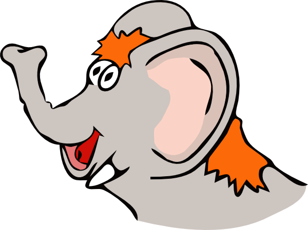 animated elephant clip art - photo #40