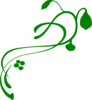Green Swirl Vine Clip Art