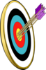Arrows And Target Clip Art