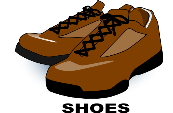 tap shoes clipart. Brown Shoes clip art