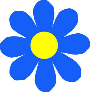 Blue Flower Clip Art at Clker.com - vector clip art online ...