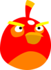 Black Angry Bird Without Outlines (exploding) Clip Art