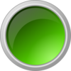 Glossy Green Button Clip Art
