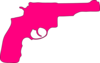 Pink Revolver Clip Art