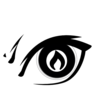 Burning Eye Clip Art