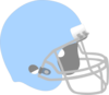 Light Blue Football Helmet Clip Art