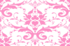 Pink Damask Clip Art