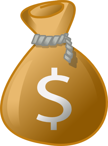 Money Bag Clip Art at Clker.com - vector clip art online, royalty free