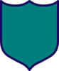 Turquoise Shield Clip Art