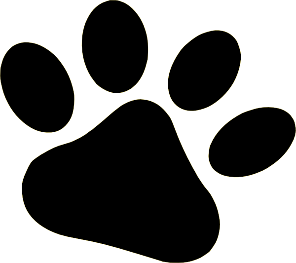 clipart of dog paw prints - photo #28