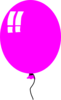 Purple Balloon 2 Clip Art