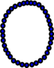 Necklace Blue Beads Clip Art