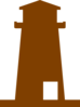 Brown Lighthouse Clip Art