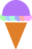 Ice Cream Silhouette Clip Art