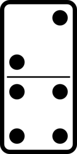 4-2 Domino Clip Art