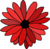 Red Flower Clip Art