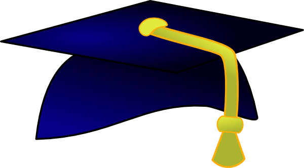 blue graduation cap clip art free - photo #7
