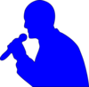 Singing Man Clip Art