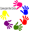 Circle Of Hands Clip Art