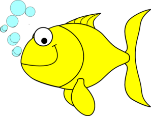 Fish-yellow Clip Art
