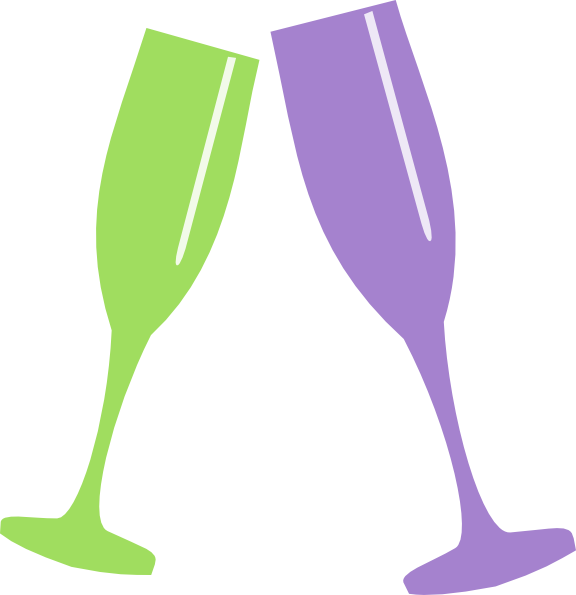 clip art free champagne glasses - photo #1