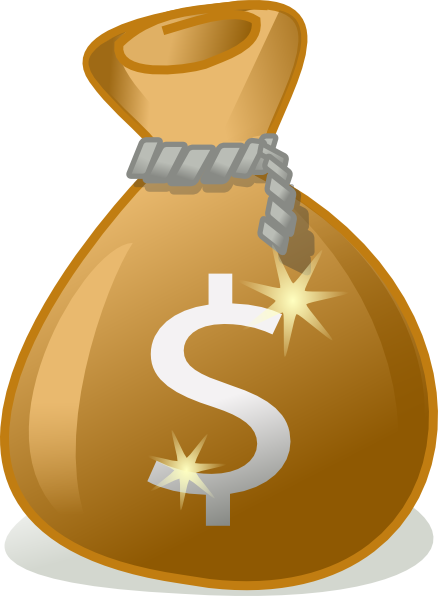 free clipart of money bags - photo #1