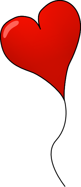 clipart heart shaped balloons - photo #9