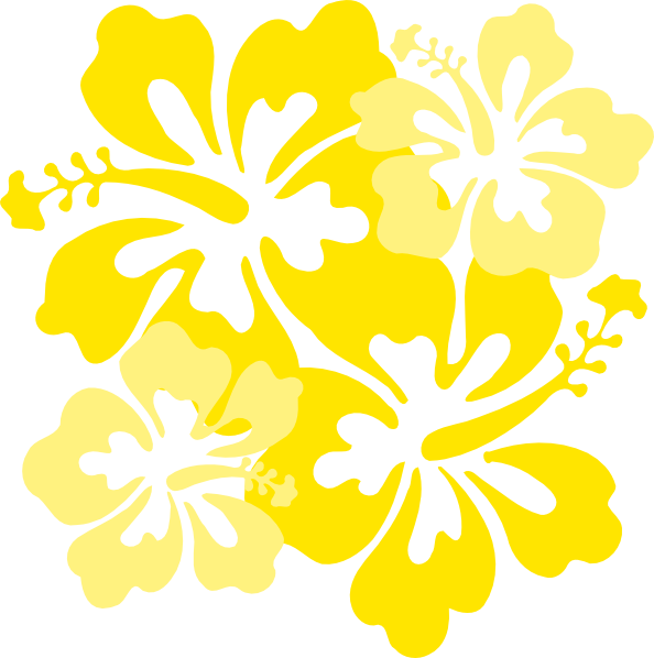 yellow hibiscus clipart - photo #4