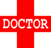 Doctor Logo Red Yellow Clip Art